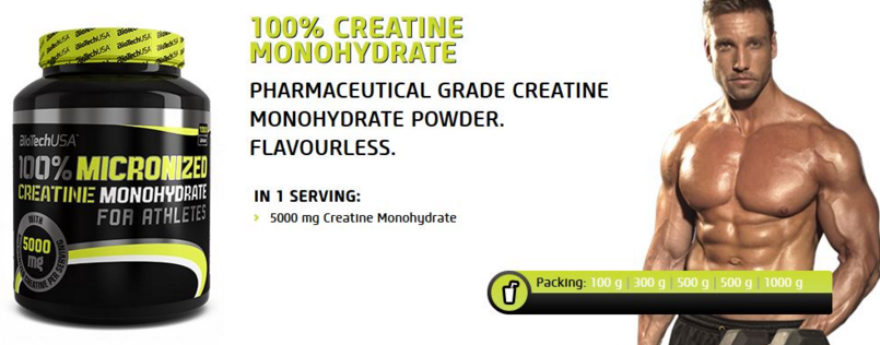 100 % Creatine Monohydrate 300 г